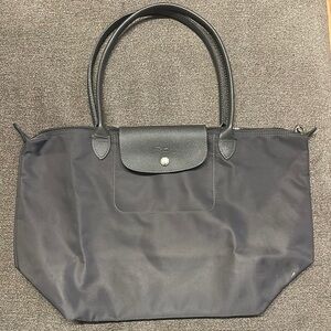 Longchamp Energy L Tote - Charcoal Gray